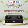Bếp gas Rinnai RV-B271SB(EB) - Mặt kính đen, 2 lò nấu, dễ vệ sinh