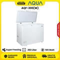 AQUA AQF-200 Chest Freezer 197 Liter Pembeku Daging Kapasitas Besar