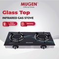 MUGEN V2 Gas Stove MGS-2023 - Kompor Gas Infrared dengan Plat Kaca Tempered
