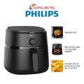 Philips NA130/00 6.2L Hot Air Fryer - Hitam, Kapasiti Besar untuk Keluarga