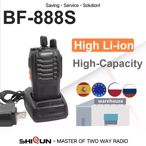 Baofeng BF-888S 16 Channel UHF FM Transceiver Radio Handheld