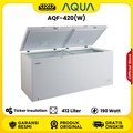 Aqua AQF-420 Chest Freezer - Penyimpanan Daging dan Makanan Beku Berkapasitas 420 Liter