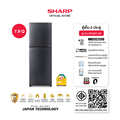 ชาร์ป ตู้เย็น 2 ประตู รุ่น SJ-XP260T-DK ขนาด 8.9 คิว สีเงินเข้ม