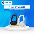Philips TAH4209 On-Ear Wireless Headphones - Ringan, Hitam/Putih