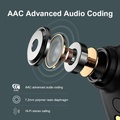 Haylou GT5 True Wireless Earbuds - In-ear Headphones Hitam 7.2mm Driver, Bluetooth 5.0, Bateri 24 Jam, IPX6