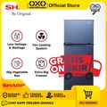 Kulkas Sharp SJ-195MD-SR 2 Pintu, Kapasitas 172 Liter, Warna Merah
