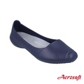 Aerosoft รองเท้าคัทชูผู้หญิงแบบสวม รุ่น W2880 สีดำ เนวี่ Ovaltine ไซส์ EU36-40