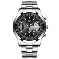 FNGEEN Luxury Jam Tangan Pria Analog Quartz Waterproof Stainless Steel