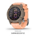 Garmin Descent G2 潛水電腦錶 45.5mm 藍寶石玻璃 回收海洋塑膠錶殼 石墨黑