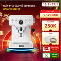 Máy pha cà phê Winci EM4212, 2.5L, 120 cốc, Thép không gỉ