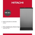 HITACHI HGST Kulkas 1 Pintu HR1S5164MPGID - Kapasitas 164L