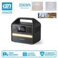 Anker PowerHouse 521 A1720, Stesen Kuasa Portabel 256Wh dengan 200W Output dan Solar Charging Compatible