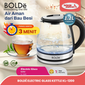 bolde Kettle Electric Glass KL-1200 Teko Listrik Kaca