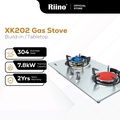 Riino XK202 Gas Stove 304 Stainless Steel Build-In / Tabletop Hybrid Gas Cooker