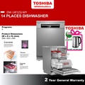 Toshiba DW-08T1 Mesin Basuh Pinggan Meja - Silver