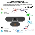 Xiaovv Q1 Webcam 1080P Full HD USB Kamera Video Conference Vlogging