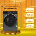 Máy giặt lồng ngang Aqua AQD-DW1000J BK 10 kg, Đen - Công nghệ AI Smart Wash, Smart Dosing