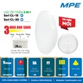 Đèn LED ốp trần MPE CL-20, 350mm x 65mm, Đổi 3 màu ánh sáng trắng/vàng/trung tính