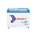Tủ đông Sanaky VH-6899K 437 lít, 2 cửa kính lùa cong, làm lạnh trực tiếp, tiết kiệm điện