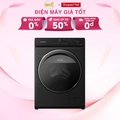 Máy giặt sấy Panasonic Inverter 11.5/2kg NA-V115FW1BV - Cửa trước, màu đen