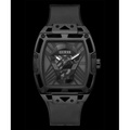GUESS GW0500G2 Jam Tangan Analog Pria Legend 44mm Hitam Stainless Steel