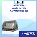 Máy Sấy Bát Đĩa Diệt Khuẩn Nakamoto NK-D08, 2 in 1 (Sấy Khô và Diệt Khuẩn), Kích thước 495x361x409mm