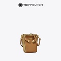 Tory Burch กระเป๋า Lee Radziwill Double Tote สีเทา/น้ำตาล ขนาด 24x17.5x8.5 ซม.