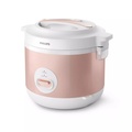 Philips HD3003 Rice Cooker 1.8 Liter - Putih, Memasak dan Mengukus dengan Teknologi 3D Induction Heating