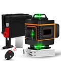 Hilda LD-515 Mesin Self Leveling Laser 4D 16 Line with Remote, Hijau & Orange, IP54, ±2 mm/10 m Akurasi