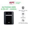 Bộ lưu điện APC BX2200MI-MS 2200VA, 230V, AVR - Dung lượng 1200W, 4 ổ cắm universal