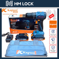 Máy khoan pin 21V không chổi than Kapusi K-6876, 35 cấp độ trượt