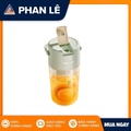 Máy Xay Sinh Tố Cầm Tay Bear SB-MX04X, 8 Lưỡi Dao Sắc Bén, Dung Tích 400ml, Không Dây, Nghiền Đá Bi