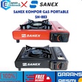 Sanex SN-883 Kompor Gas Portable Hitam 1 Tungku untuk Camping, BBQ, Rumah, dan Restoran
