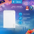 Midea MD-RC151FZB01 Peti Sejuk Dada 130L - Kapasiti Besar, Hemat Tenaga, dan Mudah Digunakan