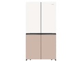 Tủ Lạnh Hisense Inverter 609L RQ768N4EW-KU - 4 Cửa, Kính Mặt Gương, Màu Nude