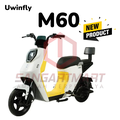 Sepeda Listrik Uwinfly M60 - Biru, Hijau, Abu-Abu, Merah, Putih - Kapasitas Baterai 576Wh