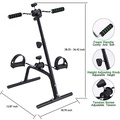Sepeda Statis Portable Pedal Exerciser CHAMPS - Sepeda Statis Mini Untuk Terapi Stroke Gym Fitness