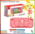 Nintendo Switch Lite Animal Crossing New Horizons Isabelle Aloha - Konsol Game Portabel 5.5 Inci Coral