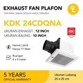 KDK 24CDQN Exhaust Fan 8 Inci - Penyejuk Udara Berkesan untuk Rumah dan Pejabat