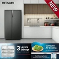 Kulkas Hitachi HRSN9552DXID Side By Side 525 Liter - HGST Refrigerator