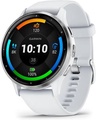 Garmin Venu 3 智慧手錶 45mm AMOLED 螢幕 光譜黑/Whitestone 矽膠錶帶