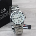 Hegner 1207 Jam Tangan Pria Analog Quartz Stainless Steel 45mm