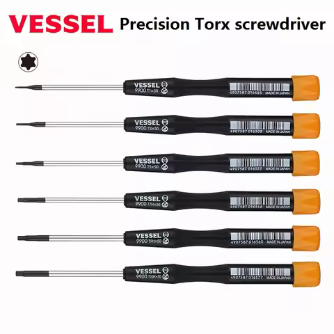 Vessel ไขควงไมโครรุ่นหัวหมุนได้ No.9900 สำหรับงานซ่อมแซมที่แม่นยำ