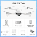Fimi X8 Tele Drone 3-Axis Gimbal, Kamera 48MP, Tempoh Terbang 47 Minit