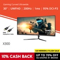 PRISM+ X300 30" Monitor Ultrawide Melengkung 21:9