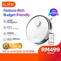 ilife A20 Robot Vacuum Cleaner 4000Pa Suction Power, 3.0kg, Black