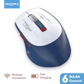 mofii FV-985 Wireless Mouse Bluetooth Type-C Fast Charging Silent Clik - Beige, Black, EVABlue
