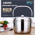Nồi ủ nhiệt chân không Thermal Cooker BG-304, dung tích 3.5L, nắp thủy tinh, chất liệu thép không gỉ