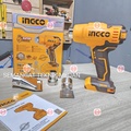 INGCO HGLI2002 Heat Gun Cordless 20V Pemanas Hot Air dengan Nozzle Set