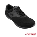 Aerosoft SN7712 รองเท้าผ้าใบเพื่อสุขภาพ Unisex สีดำ ไซส์ EU35-41